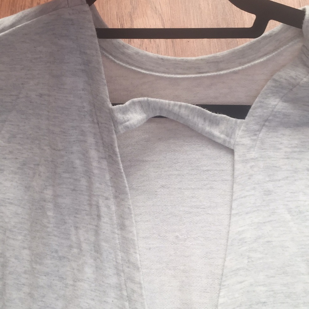 Athleta supersoft sweatshirt with open back